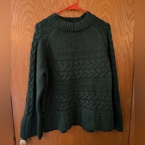 St. John’s Bay Green Cable Knit Sweater